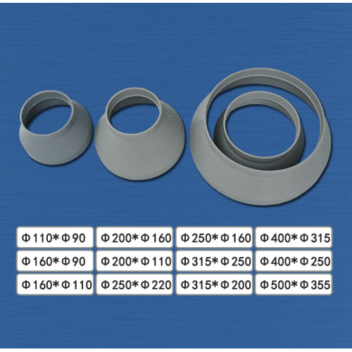 Flame retardant variation of ventilation fittings