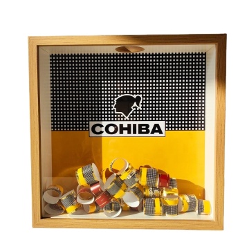 Wine Cork and Beer Cap Display Box for Collectibles