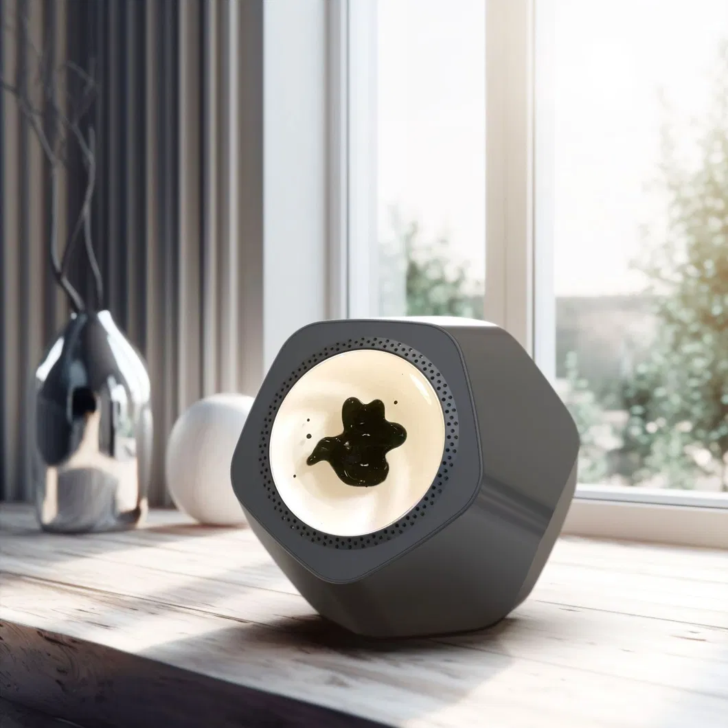 Dancing Magnetic Fluid Speaker for Visual Display Lighting