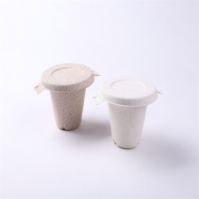 Disposable custom hot coffee paper cup with lid