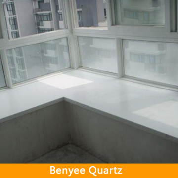 Newstar chinese artificial pure white quartz exterior window sill