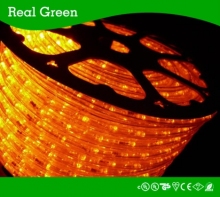 220V 2-Wire Standard Orange LED Rope Light