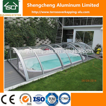 5x10 Aluminium Swimming Pool Enclosures with Polycarbonate Panel