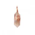 Sakura Agate-Rose Gold Wire