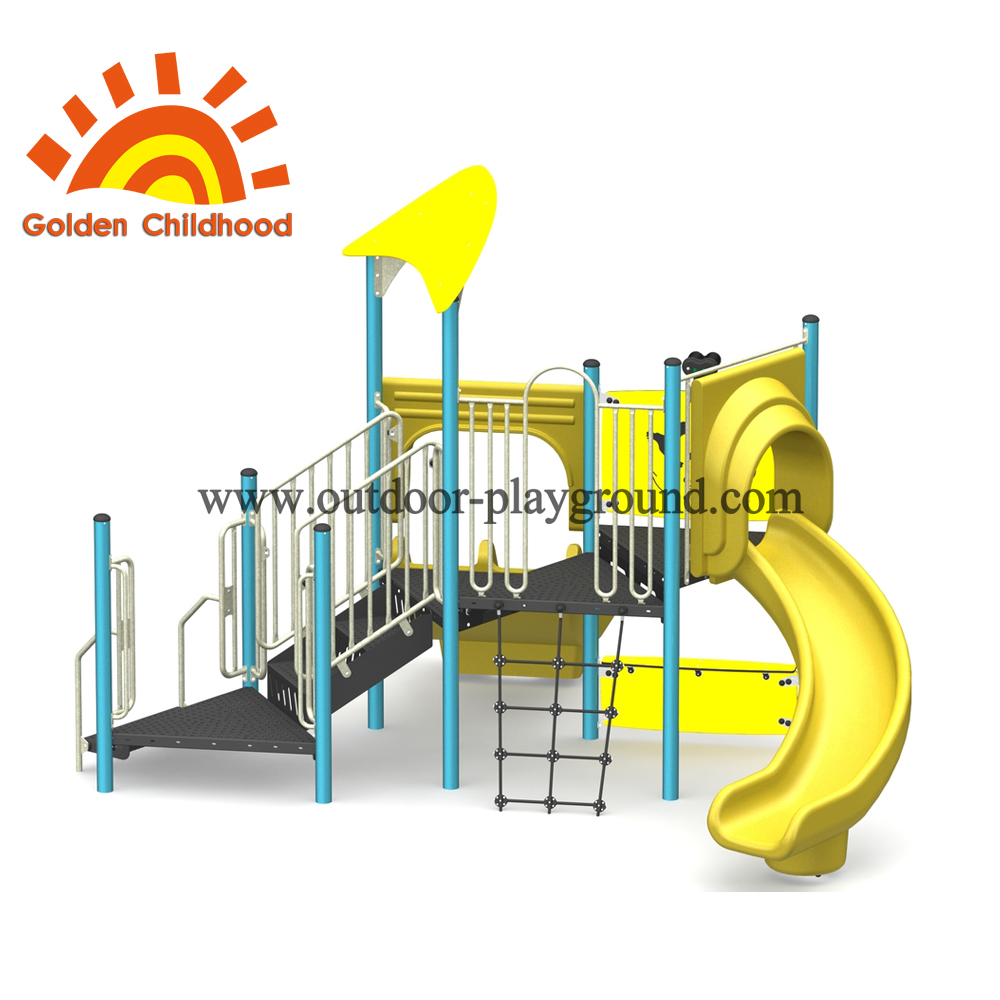 Yellow Ocean Style Outdoor Playground Equipment