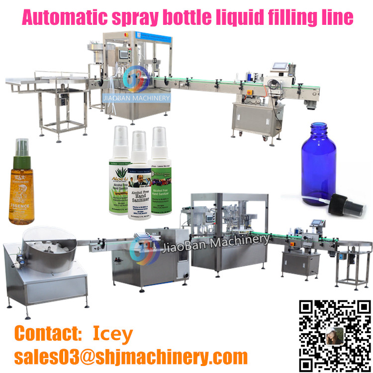 High Capacity Full Automatic Aerosol Spray Paint Filling Machine/Spray Saffron Water Filling Machine