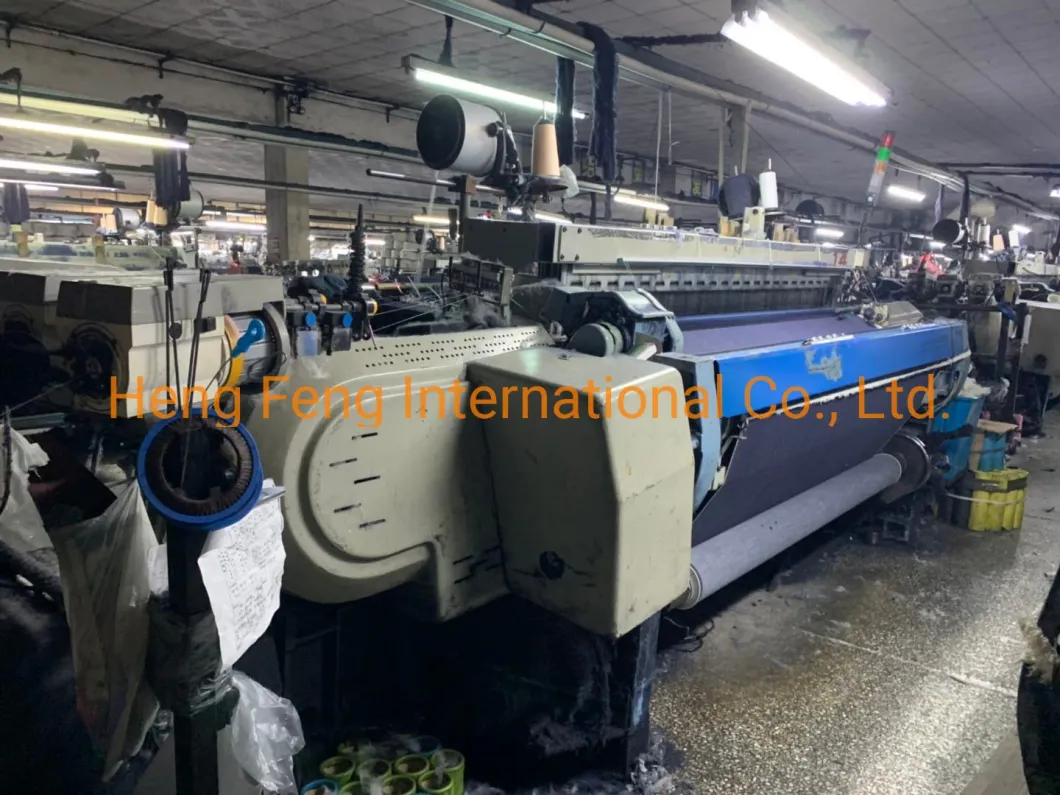 Taitan Tt828 Chinese Made 190cm Rapier Loom Year 2010-2012 High Speed Textile Machinery with Staubli 2650 Dobby Running on Denim