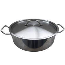 Double Ears Stainless Steel Sauce Pot