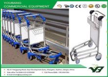 Sliver Airport Luggage Trolley / airline baggage carts with