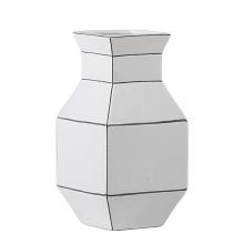 Hot Nordic Ceramic White Flower Vases for Living Room Decor