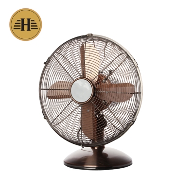 High-Velocity Industrial Metal Fan - 12" Electric Retro Table Fan