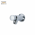 Short cylindrical hand-push Wall Mounted Self Closing Faucet