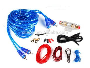 copper cable power amplifier speaker cable car amp wiring kit 4 gauge amp kit