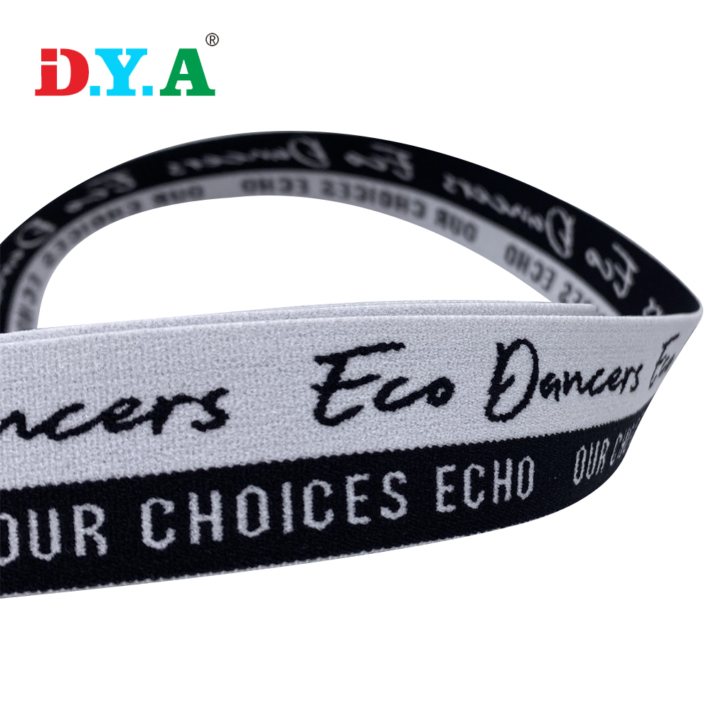Custom Soft Colored Nylon Jacquard Elastic Waistband for Garment