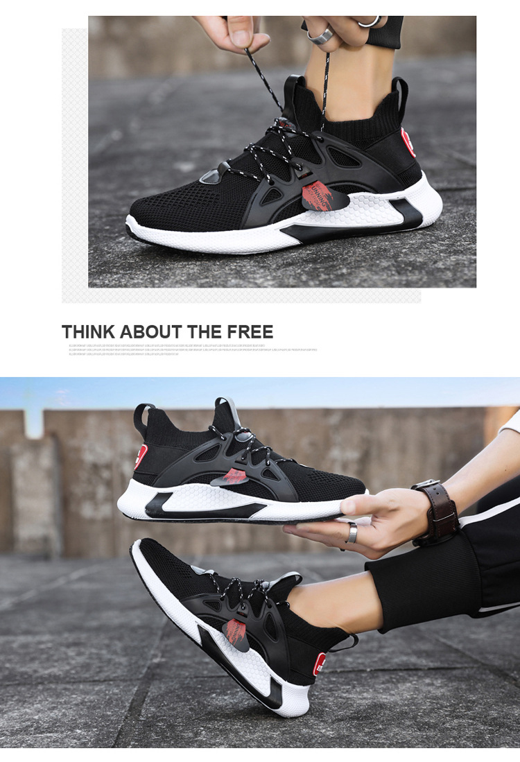 2021 Summer Men Shoes Korean Version of Fashion Casual Breathable Light Sports Shoes Cross-border Supply Tide Shoes