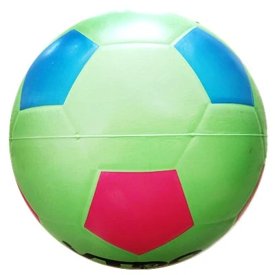 Green Color V-Top Rubber Football for Sporting