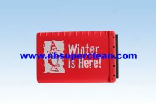 Promotional square plastic mini ice scraper