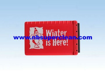 Promotional square plastic mini ice scraper