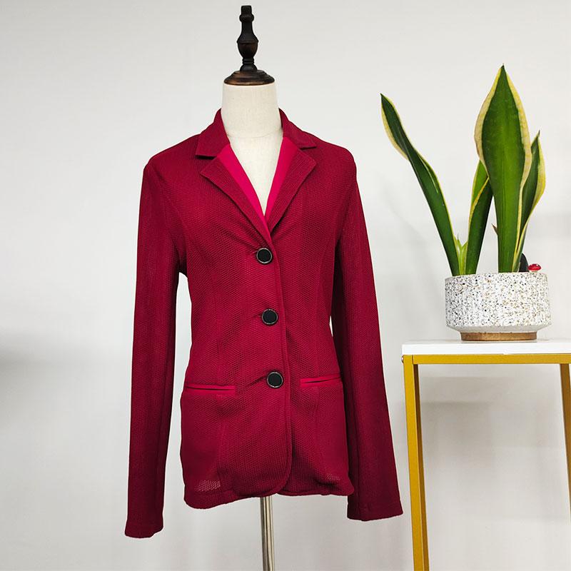 Red Women Equestrian Coat