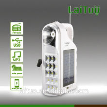 Solar emergency lights with a variety of way to charge