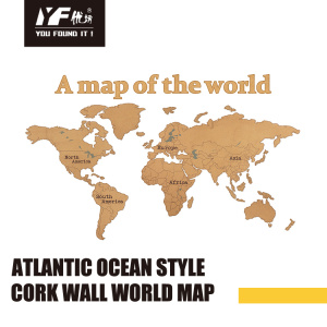 Fashion cork Wall Decoration Map