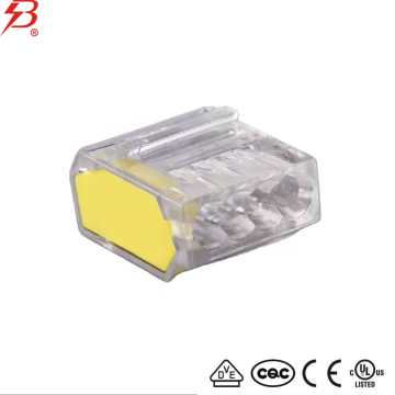 4 ports fast connecting push in wire connector