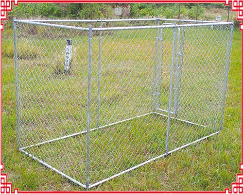 Verzinkter Kettenglied-Hundezwinger Galvanized Chain link dog kennel