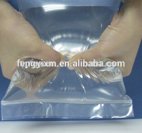 Strong sealing ISO22000 approval clear zipper bag