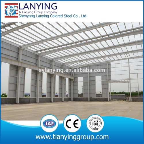 Good waterproof performance prefab house steel structure warehouse