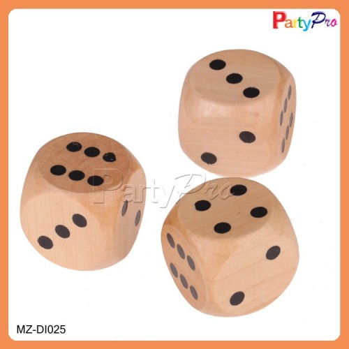 2015 Promotional Wood 20mm Round Corner Dice for Game
