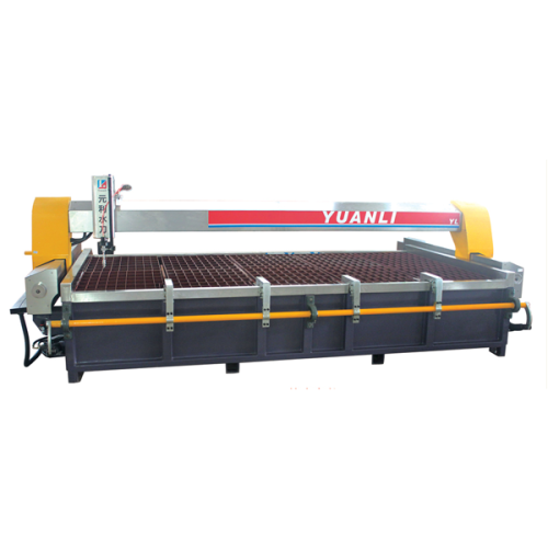 Waterjet cutting machine with automatic flip platform