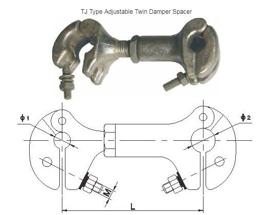 TJ Justerbar Spjäll Spacer TJ Adjustable Damper Spacer