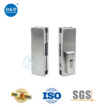 Stainless Steel Glass to Glass Center Patch Lock