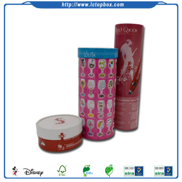 Custom Logo Paper Round Tube Gift Boxes