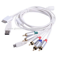 30-pin Dock Connector to Component AV Cables with USB