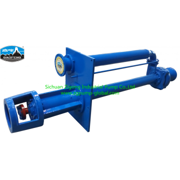 Vertical slurry liquid submerged pump for industry