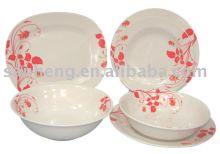 6pcs melamine tableware set