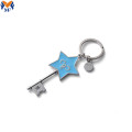 Metalen aangepaste logo zachte emaille sleutelhanger