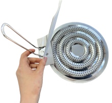 Stainless Steel Foldable Stovetop Flame Guard Heat Diffuser