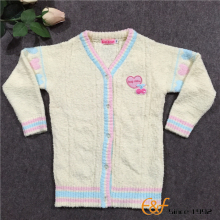 Hairy Yarn Sweater for Girls