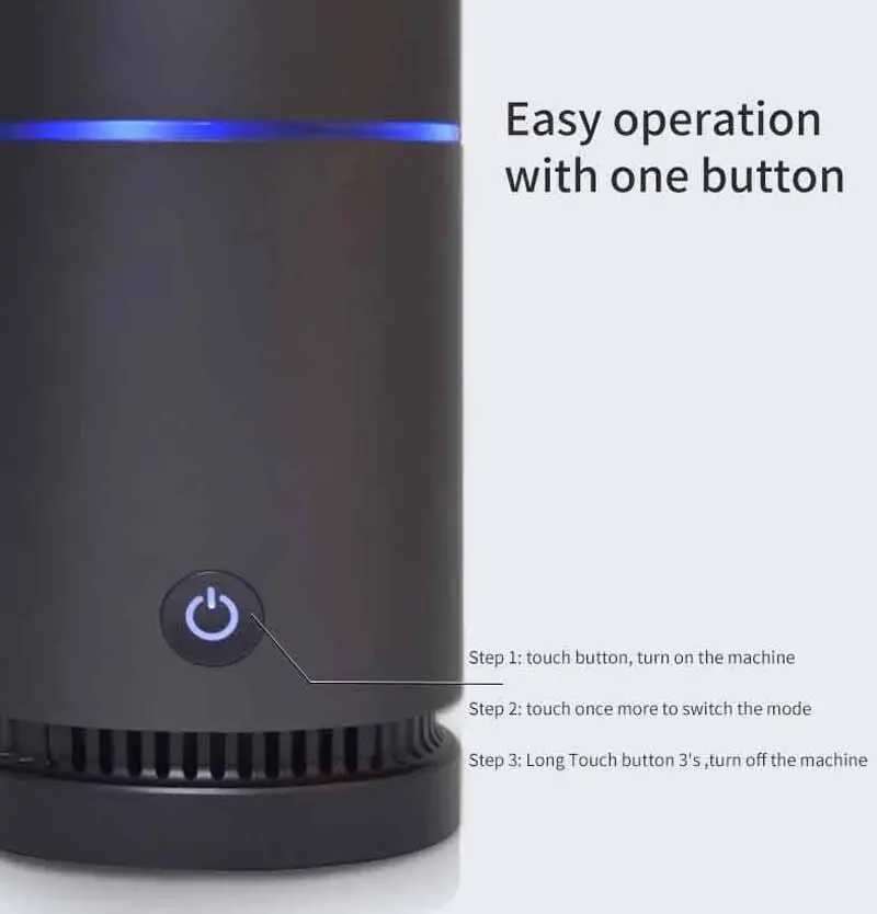 Air Purifier with UV Sterilization HEPA Filter Pm2.5 with Aroma Diffuser