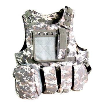 ACU Combat Soft Safety Tactical Gear Molle Paintball Military Vest, Sized 45x112cm