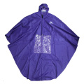 Thời trang nhựa pvc Polyester mưa Poncho