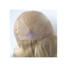 Fine welded mono human hair full lace wig