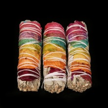 Hot Selling 7 Chakras Flower Sage Smudge Sticks with White Sage Bundle