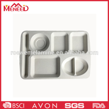 Melamine Divide Plate/Tray/Service Plate/Food Plate/Fast Food Plates