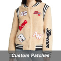 Plush Baseball Jacket Wholesale On Sale