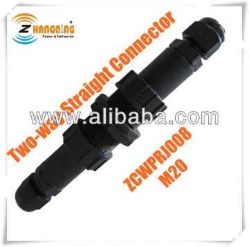 double rj45 connector rj45 waterproof connector ZCWPRJ008