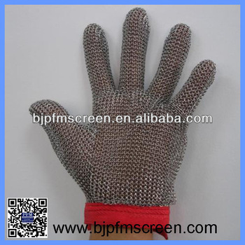 Chain Mail Safety Gloves / Metal Mesh Butcher Gloves