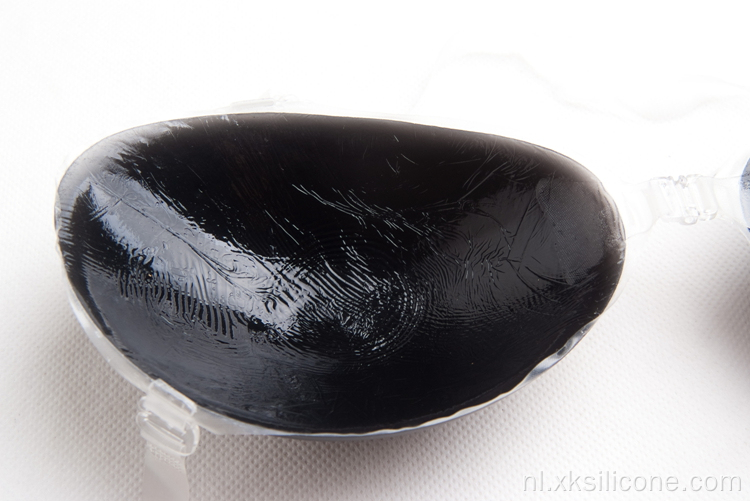 Nieuwste Dames Strapless Backless Onzichtbare siliconen zwarte beha